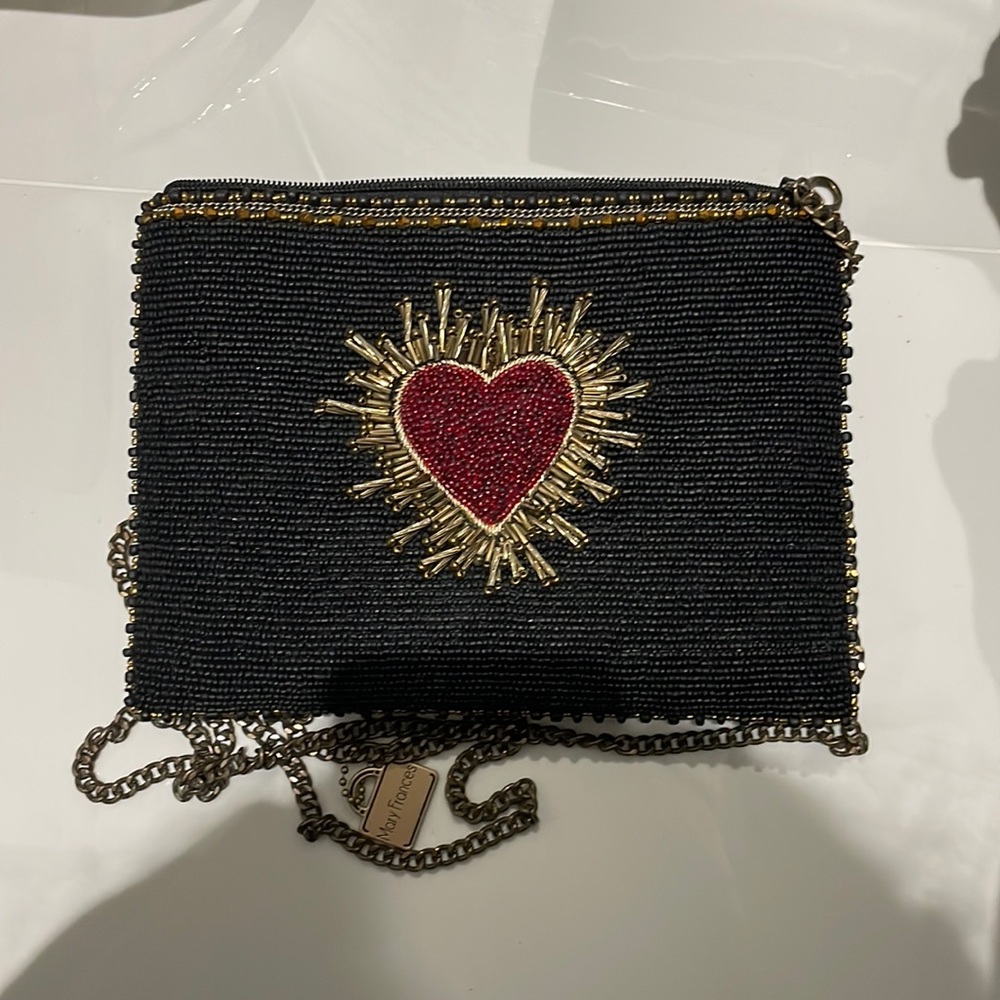 Mary Frances Heart Burst Crossbody Bag